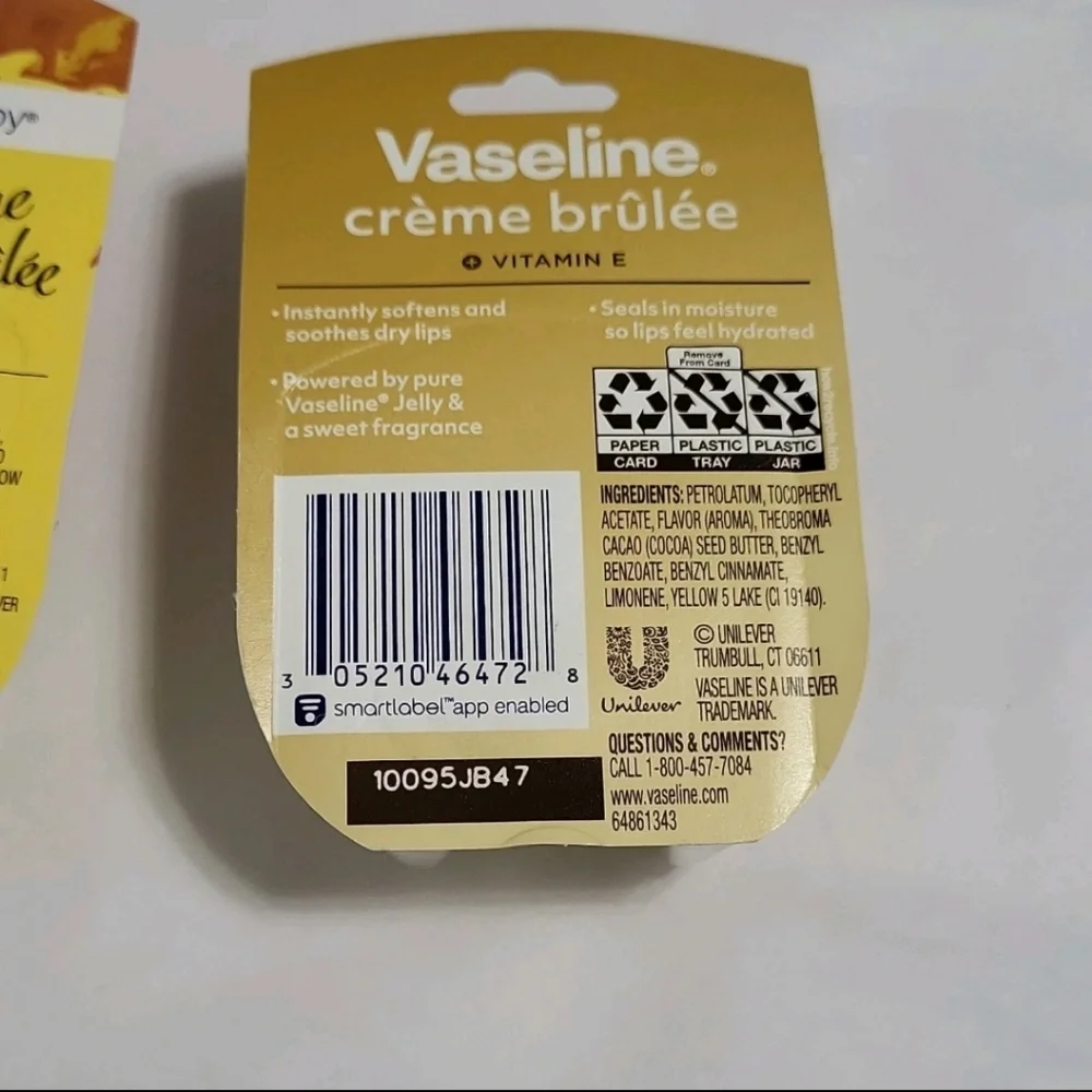 Vaseline Lip Therapy Crème Brûlée Lip Balm